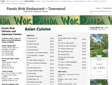 Tablet Screenshot of pandawoktownsend.com